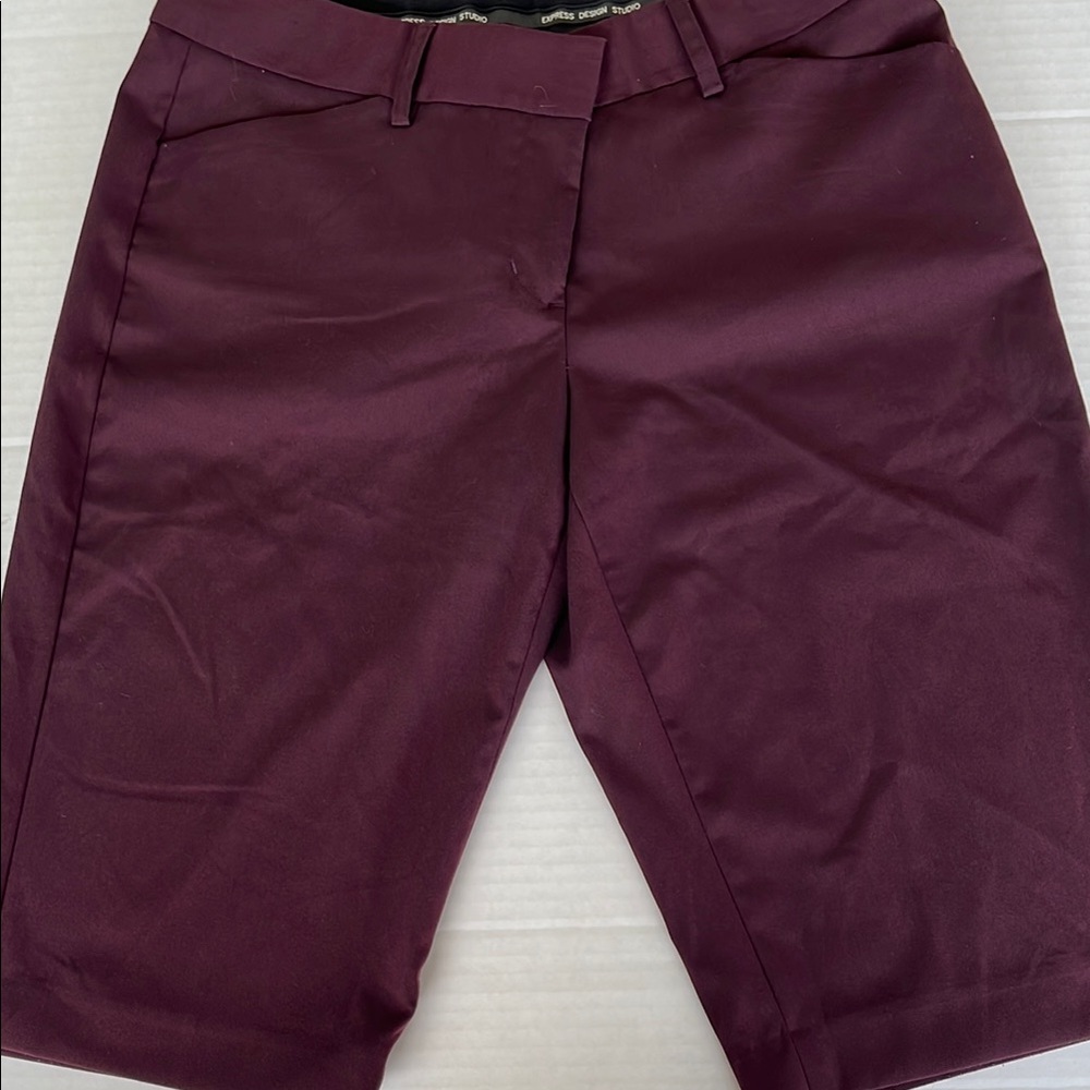 Women's Burgundy Shorts